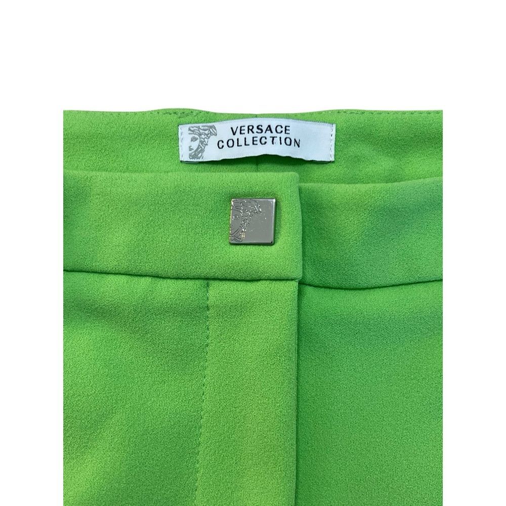 VERSACE COLLECTION Trousers Green Size‎ 40UK Style G32380 Italy Designer Women's - Picture 8 of 11